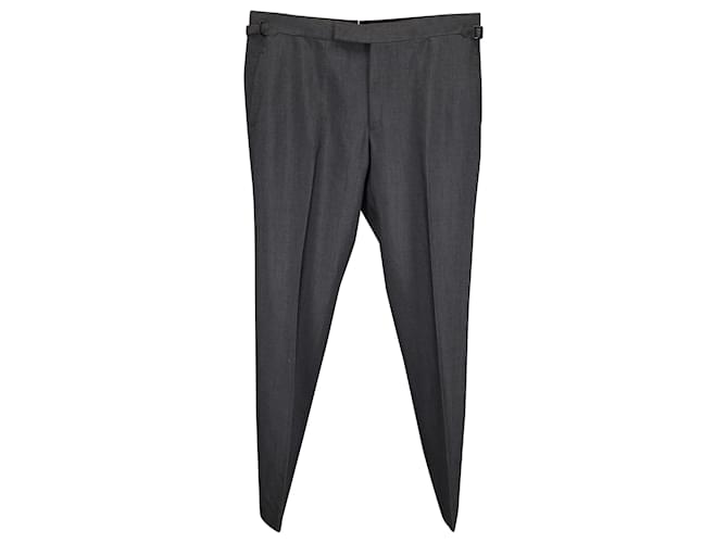 Pantaloni da completo Shelton Tom Ford in lana grigia Grigio