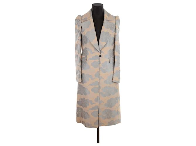 Dries Van Noten Cappotto di lana Blu