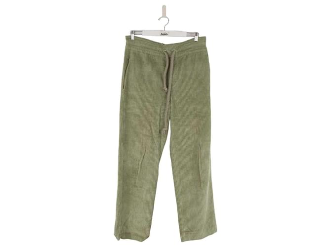 Isabel Marant Pantaloni dritti in cotone Cachi