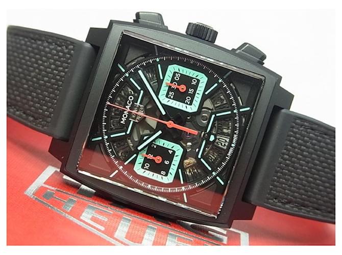 TAG HEUER Monaco Cronografo 39 MM Titanio CBL2184.FT6236 Uomo Argento