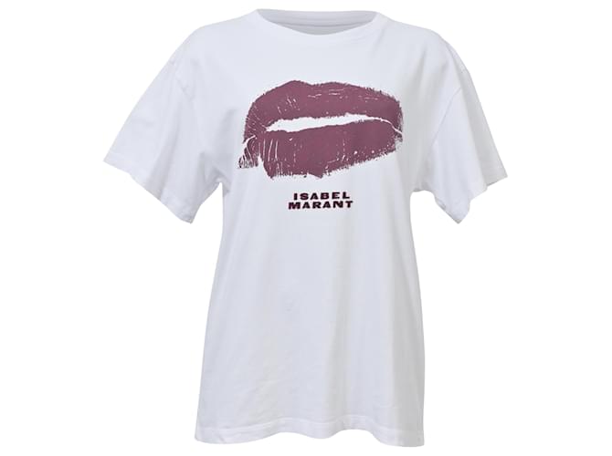 T-shirt Kiss Isabel Marant in cotone bianco