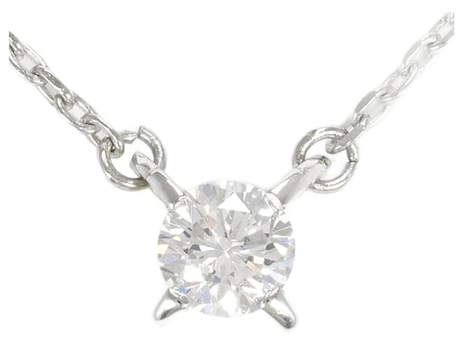 & Other Stories Collana in diamante di platino PT850 0,34 ct in eccellenti condizioni Argento