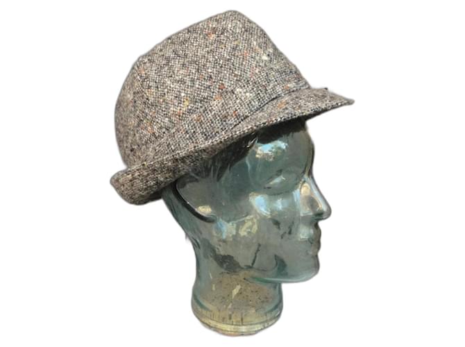 Autre Marque Berretti Marrone Grigio