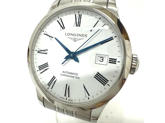 Orologio automatico Longines L2.820.4.11.6 Bianco