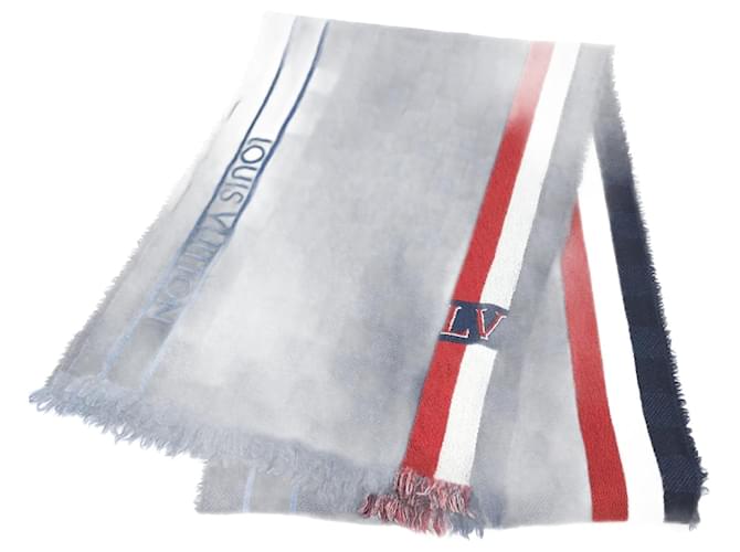 Stola in lana navy Louis Vuitton Blu navy