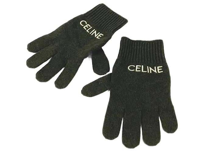 Céline Guanti di lana Celine