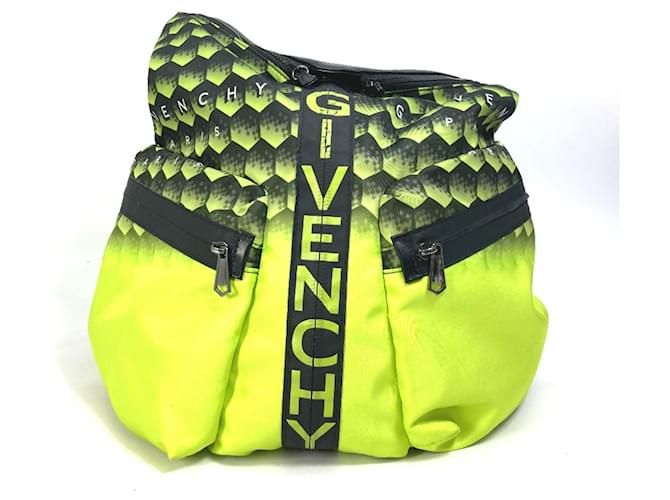 Zaino in tessuto giallo Givenchy