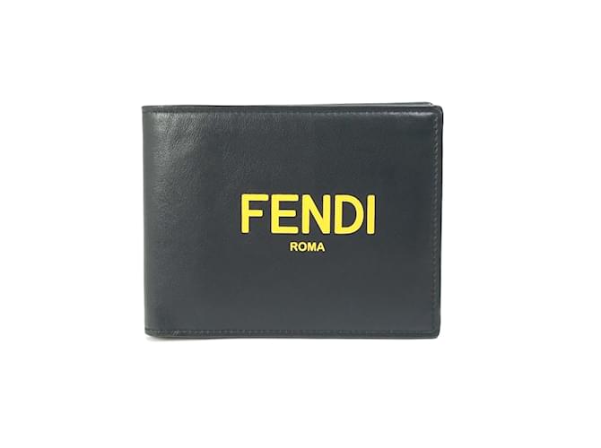 Portafoglio bi-fold Fendi 7M0001 Nero