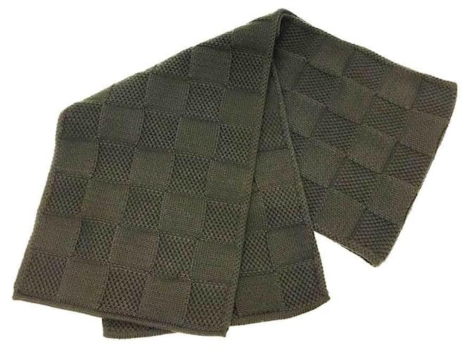 Stola in lana khaki Louis Vuitton Cachi