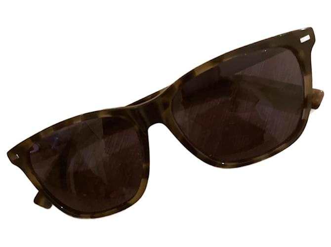 Ermenegildo Zegna Occhiali da sole Nero Cammello