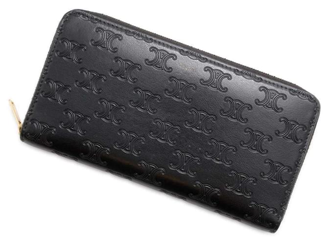 Portafoglio Lungo Céline Triomphe Nero