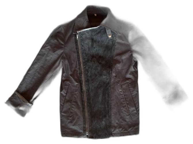 Giacca nera in cotone Roberto Cavalli dei primi anni 2000. Nero