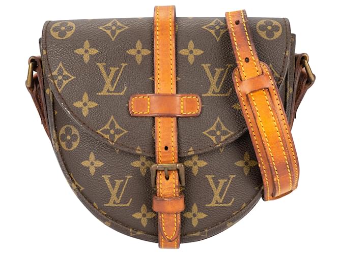 (NON PUBBLICARE) Borsa a tracolla Louis Vuitton Canvas Monogram Chantilly PM Marrone
