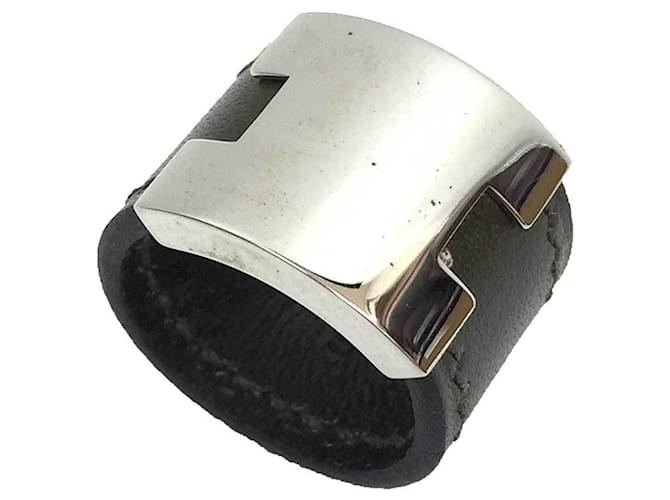 Ring Hermès H Nero