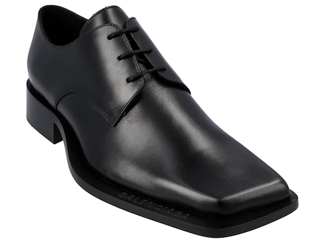 Scarpe Derby in pelle Balenciaga nere Nero