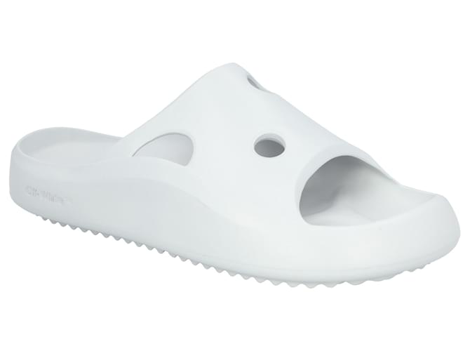 Infradito chunky con ritagli Off White Meteor Grigio