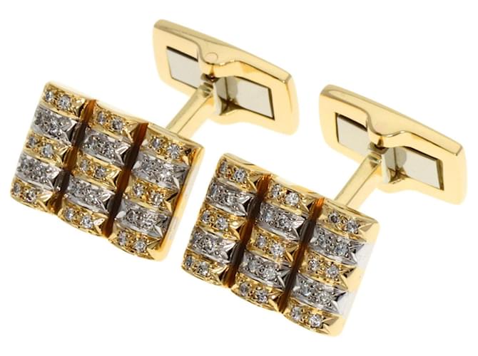 Gemelli Piaget Diamond in oro giallo 18K D'oro