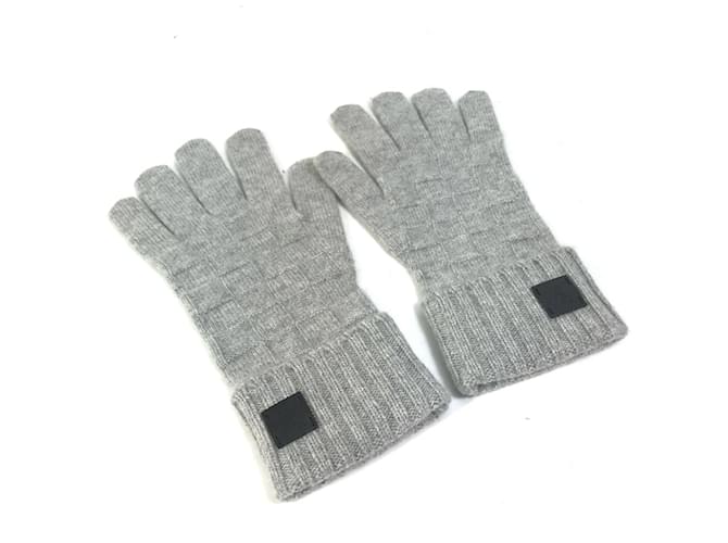 Guanti in cashmere Louis Vuitton Marrone