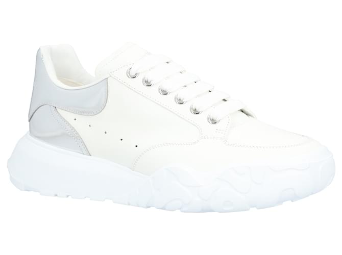 Alexander McQueen Court Trainer 'Bianco Argento'
