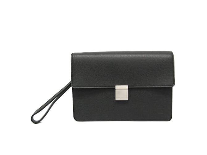 Borsa a mano da uomo Louis Vuitton Taiga Selenga M30782 Grigio