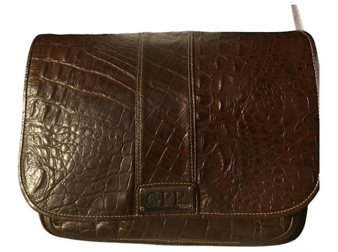 Gianfranco Ferré Borsa a spalla vintage GIANFRANCO Ferre Marrone