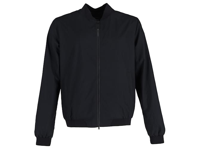 Giacca bomber Herno con zip e tasche in poliestere nero