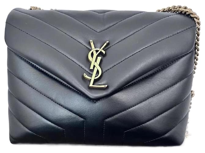 Borsa Yves Saint Laurent loulou small Nero