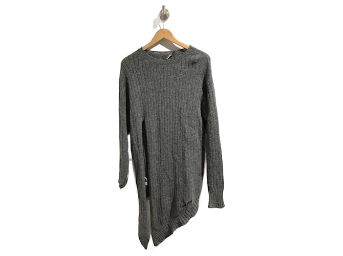 MIU MIU Maglieria T.IT 40 Lana Grigio