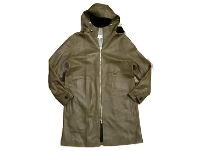 Loewe Cappotti da Uomo Verde oliva