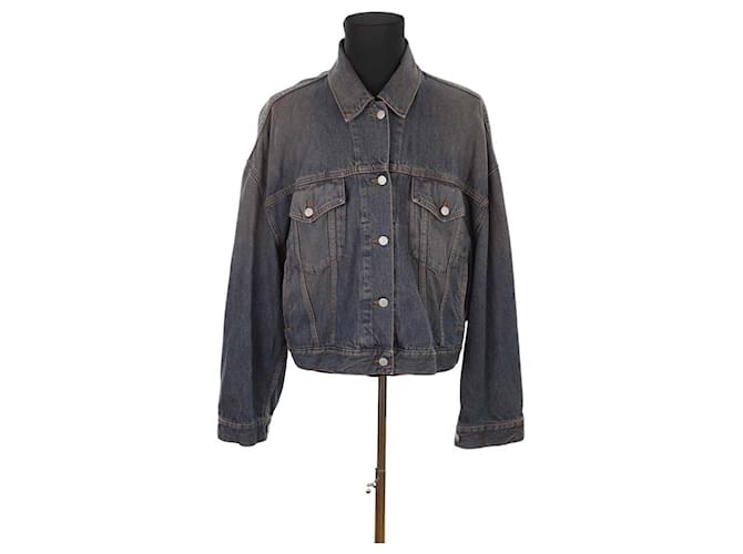 Acne Giacca di cotone Blu