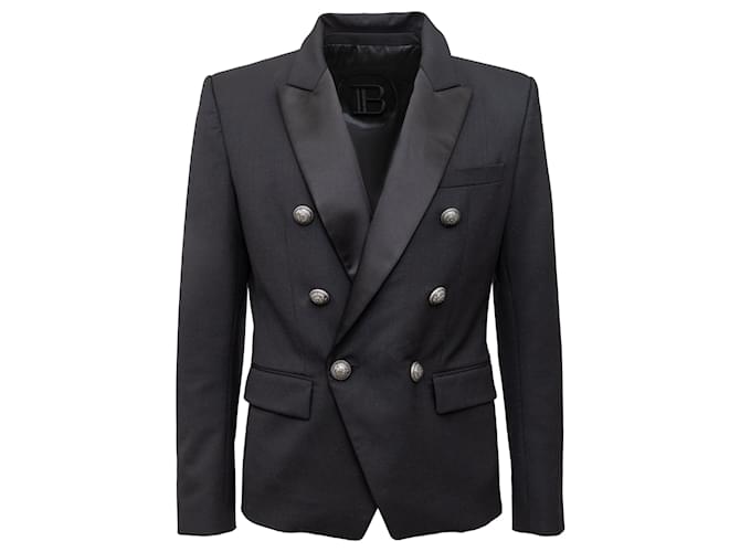 Blazer doppiopetto Balmain - anni '20 Nero