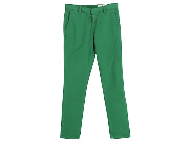 Pantaloni Moni Ba&sh in cotone verde