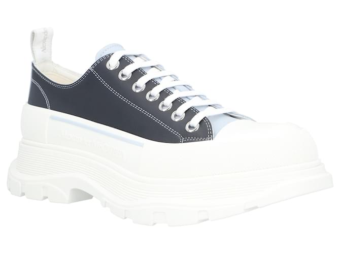 Sneaker Tread Alexander McQueen 'Blu Navy Grigio'