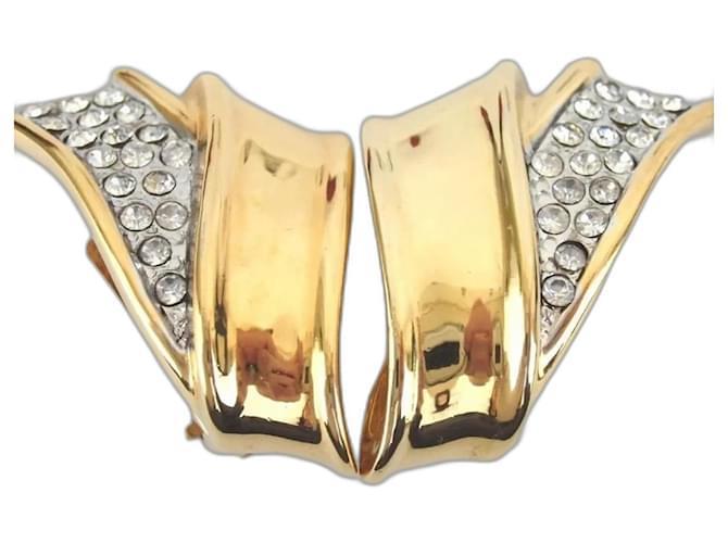 Yves Saint Laurent Orecchini vintage YSL in oro D'oro