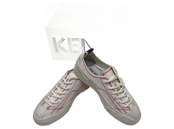 Sneaker Kenzo Bianco Rosso