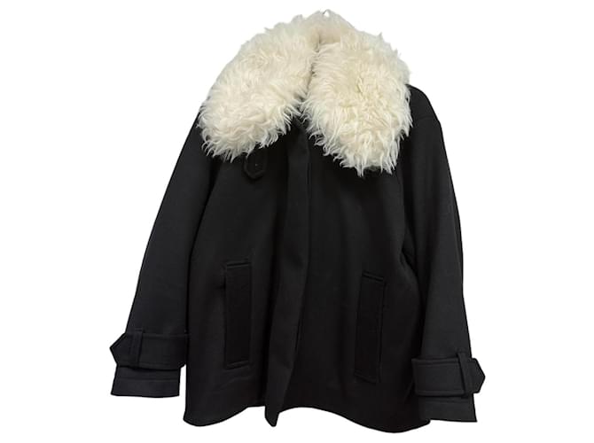 Stella Mc Cartney Cappotti, Capispalla Nero Bianco