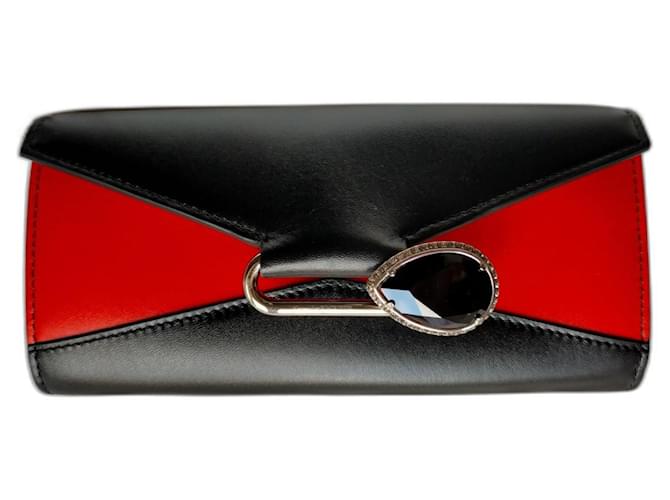 Alexander Mcqueen Clutch Nero Rosso