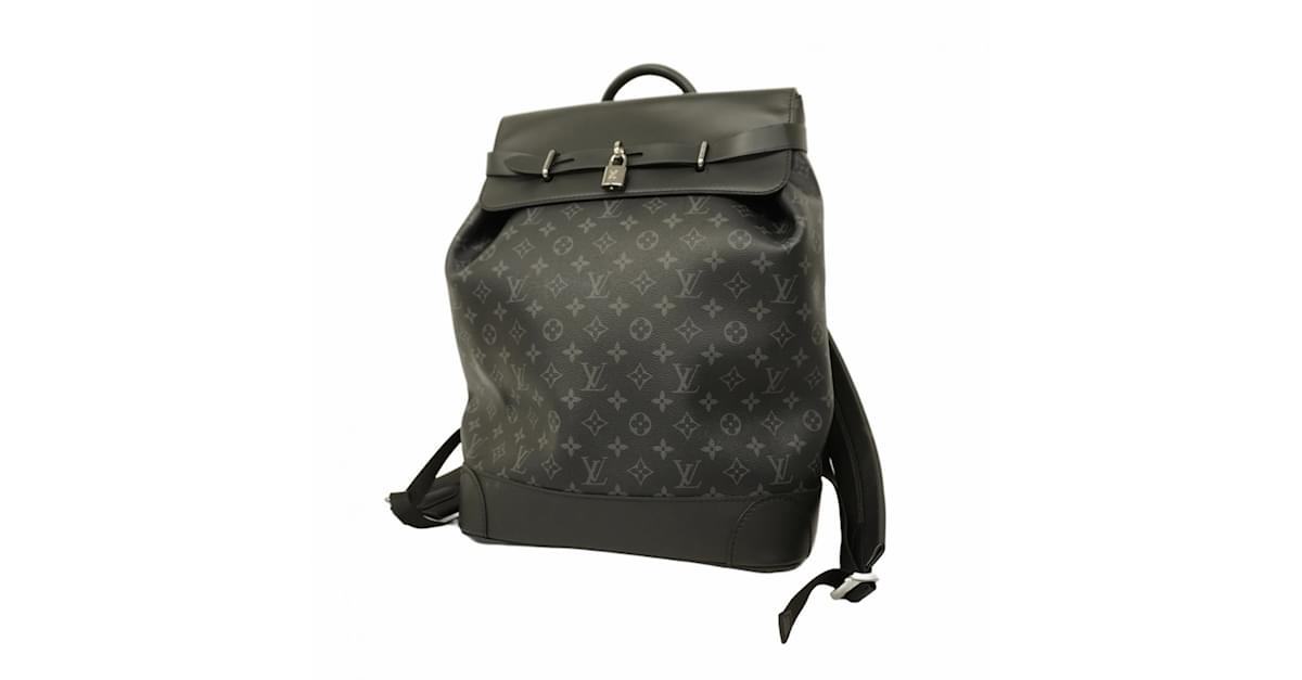 Zaino Steamer Monogram Eclipse di Louis Vuitton Nero