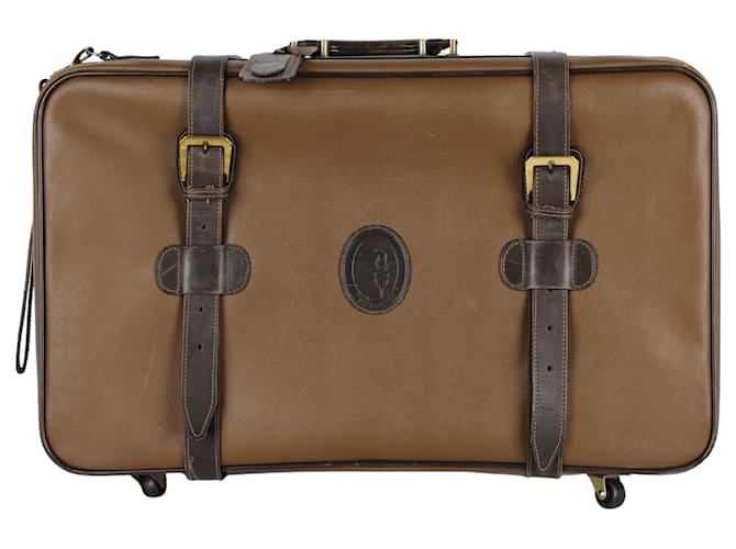 Bagagli in pelle vintage Trussardi Marrone