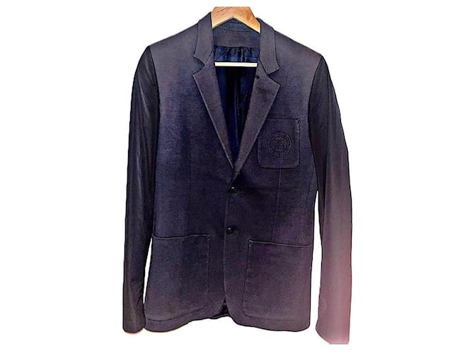 Blazer in edizione limitata Authentic Givenchy x CDG Riccardo Tisci Runway 4G Emblem Nero