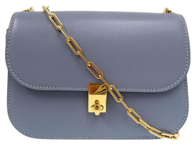 Borsa a spalla in pelle azzurro chiaro Valentino Garavani Blu chiaro