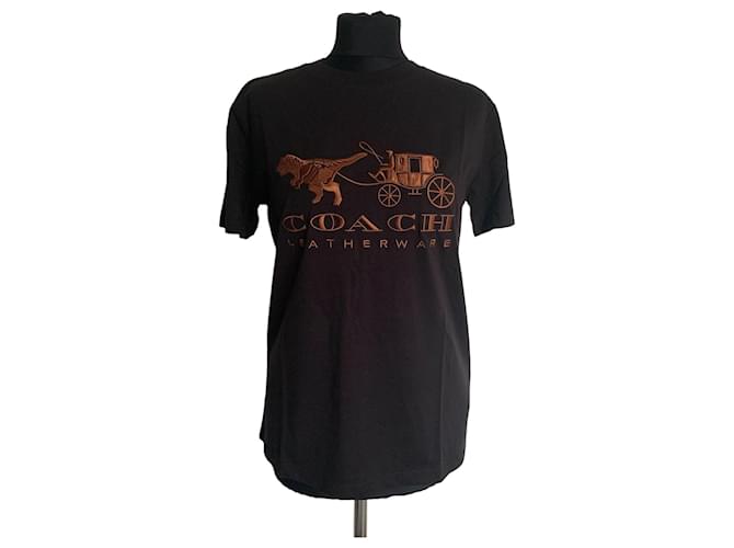 Coach Top Nero Bronzo