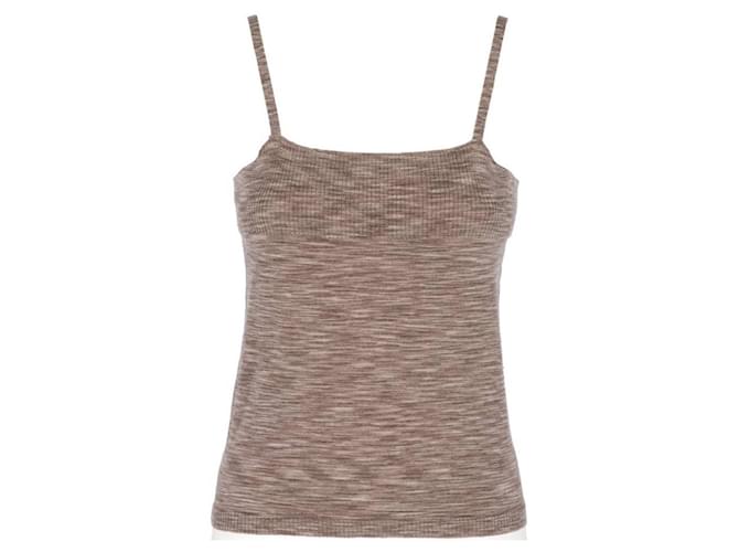 Top in lana grigia mélange di Dries Van Noten Grigio