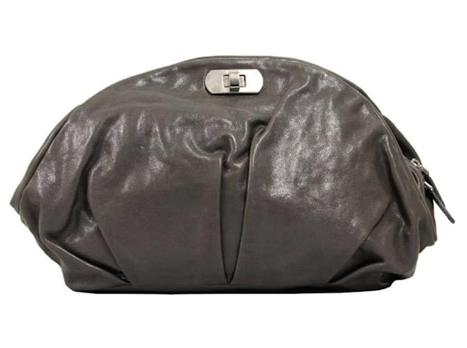 Clutch in pelle grigia Marni - Anni 2000 Grigio