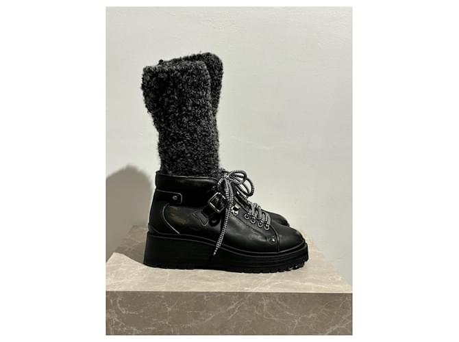 Stivaletti MIU MIU T.EU 40 Pelle Nero