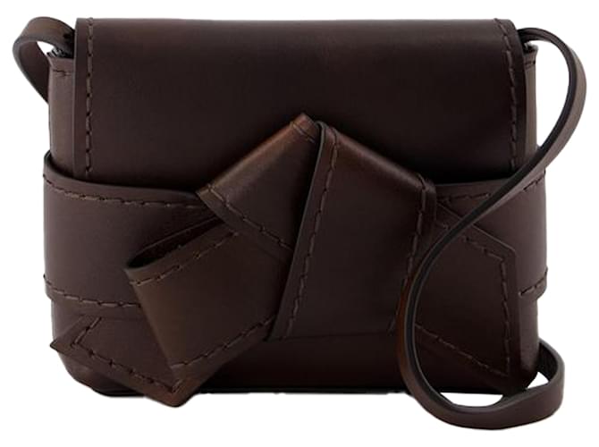 Mini Musubi Bag - Acne Studios - Pelle - Marrone