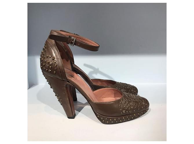 Alaïa Tacchi ALAIA T.EU 37 Pelle Marrone