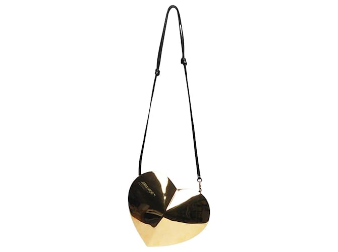Alaïa Borsa cuore Le Coeur dorata D'oro