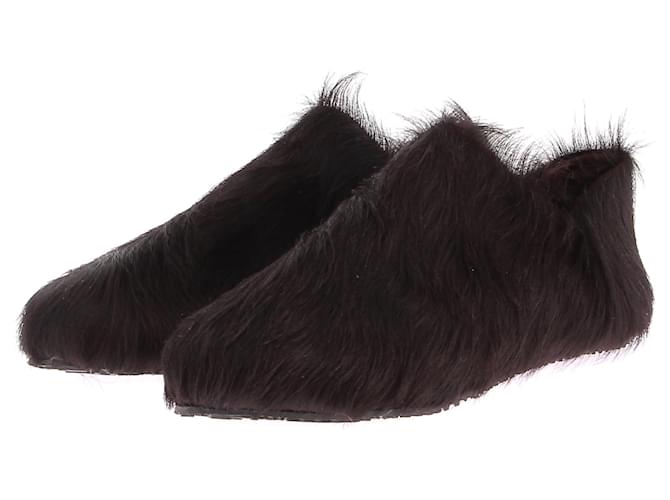 Autre Marque Mule e zoccoli Laneus T.EU 40 in pelle di vitello stile pony Marrone