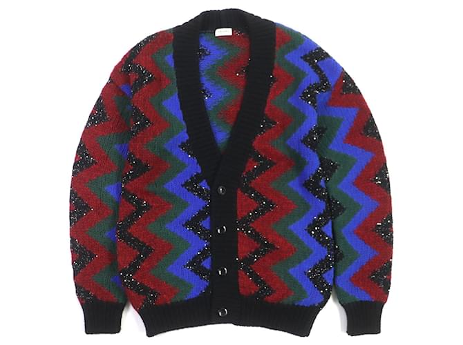 Yves Saint Laurent Cardigan in misto lana Saint Laurent XL Multicolore